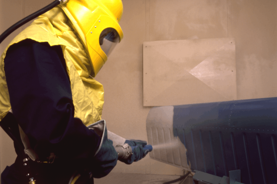 Sand blasting